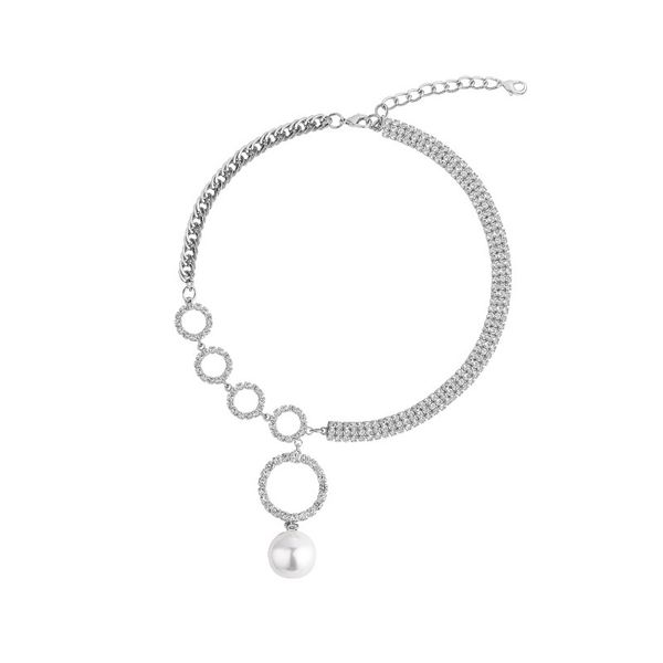 new dubai elegant women round big necklace crystal jewelry party fashion jewelry bridal accessories wedding gift q0531, Silver
new dubai elegant women round big necklace crystal jewelry party fashion jewelry bridal accessories wedding gift q0531, Silver