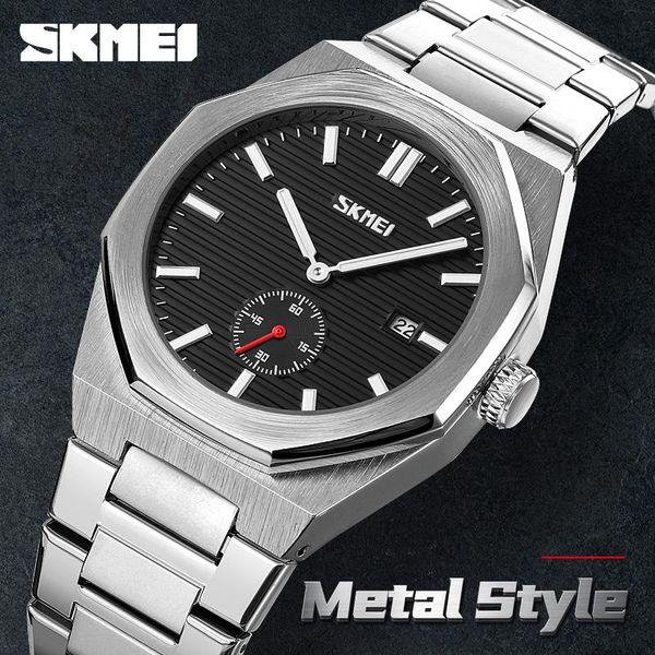 wristwatches sport wristwatch for man skmei brand stainless steel waterproof clocks men watch military quartz montre homme, Slivery;brown
wristwatches sport wristwatch for man skmei brand stainless steel waterproof clocks men watch military quartz montre homme, Slivery;brown
