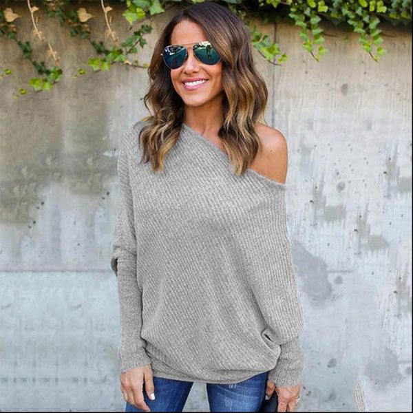 2021 women sweater off the shoulder pullover baggy sweater ladies o neck chunky knitted oversize sweater female jumper, White;black
2021 women sweater off the shoulder pullover baggy sweater ladies o neck chunky knitted oversize sweater female jumper, White;black