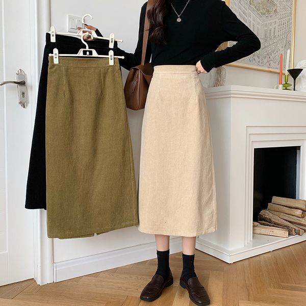 spring 2021 elegant new office lady style corduroy solid midi a-line skirts q97i, Black
spring 2021 elegant new office lady style corduroy solid midi a-line skirts q97i, Black