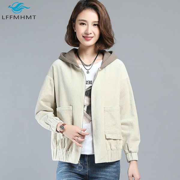 2021 women spring autumn new fashion vintage corduroy korean style short hooded coats office lady casual slim fit jacket a6jw, Black;brown
2021 women spring autumn new fashion vintage corduroy korean style short hooded coats office lady casual slim fit jacket a6jw, Black;brown