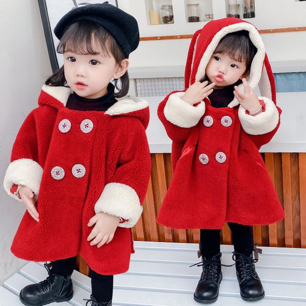 2021 new baby girl wool from cartoon winter jacket cute wind-proof with hoodie ear children fashion red outerwear 12m-7y lx2r, Blue;gray
2021 new baby girl wool from cartoon winter jacket cute wind-proof with hoodie ear children fashion red outerwear 12m-7y lx2r, Blue;gray