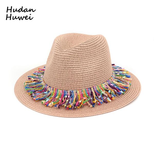 stingy brim hats summer women jazz straw ribbon tassel decoration fedoras ladies girls beach hat female party formal panama sun cap gh-654, Blue;gray
stingy brim hats summer women jazz straw ribbon tassel decoration fedoras ladies girls beach hat female party formal panama sun cap gh-654, Blue;gray