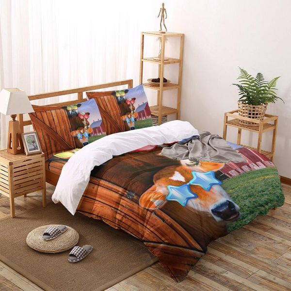 bedding sets farm animal cow sunglasses duvet cover pillow case bed sheet boy kid teen girl set king twin full home textile
bedding sets farm animal cow sunglasses duvet cover pillow case bed sheet boy kid teen girl set king twin full home textile