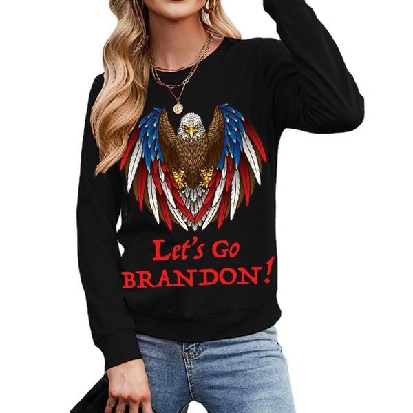 let's go brandon fjb letter print pattern long sleeve fashion street casual loose pullover sweater round neck winter thin women multico, Black
let's go brandon fjb letter print pattern long sleeve fashion street casual loose pullover sweater round neck winter thin women multico, Black