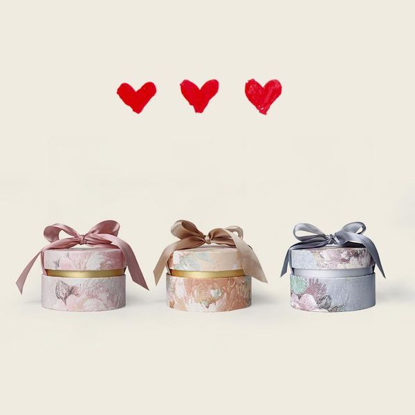 gift wrap korean printing flowers gifts box packaging round packing case for wedding birthday party candy dragee storage
gift wrap korean printing flowers gifts box packaging round packing case for wedding birthday party candy dragee storage
