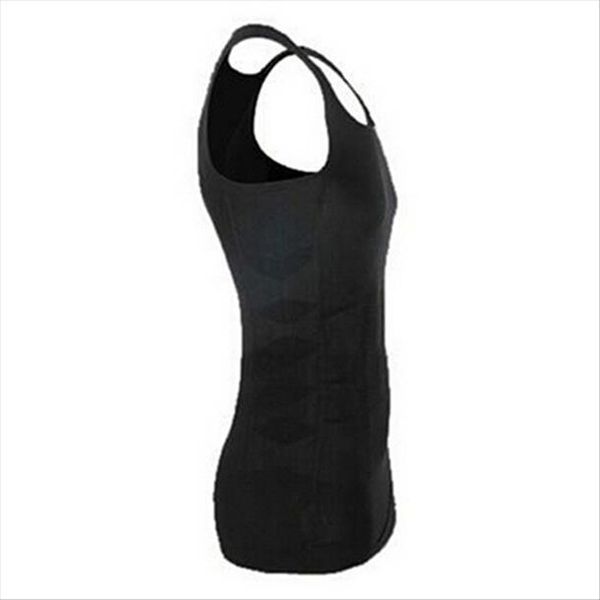 men practical slim body shaper vest tank tummy waist underwear beer belly slimmer, White;black
men practical slim body shaper vest tank tummy waist underwear beer belly slimmer, White;black