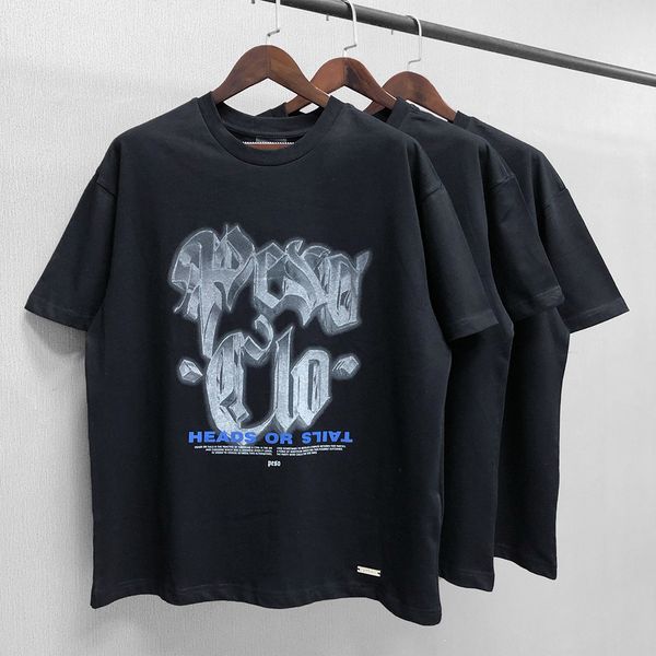 brand peso heads or slim letter print short sleeve high street vibe loose couple t-shirt for men, White;black
brand peso heads or slim letter print short sleeve high street vibe loose couple t-shirt for men, White;black