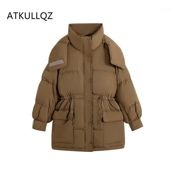 women's down & parkas korean style loose jacket mid-length winter hooded tight waist white duck thickened coat clothing, Black
women's down & parkas korean style loose jacket mid-length winter hooded tight waist white duck thickened coat clothing, Black