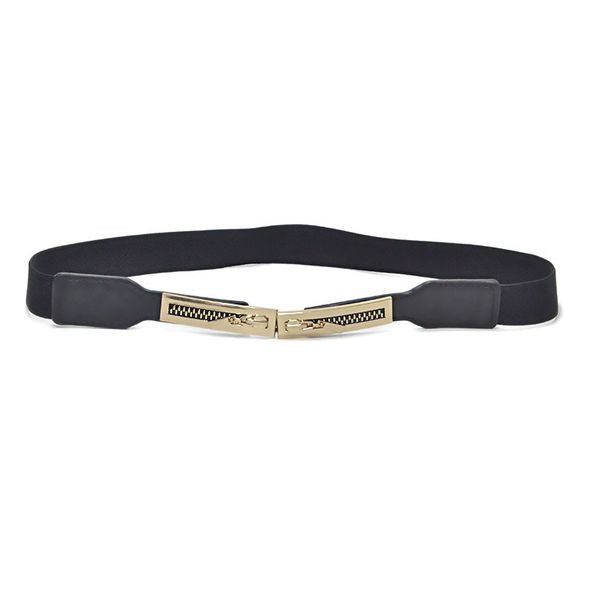 korean fashion simple women's metal bare buckle decorative belt fashion simple elastic thin belt for women, Black;brown
korean fashion simple women's metal bare buckle decorative belt fashion simple elastic thin belt for women, Black;brown