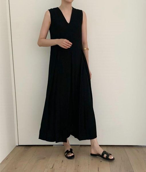 new 2021 maxi long fashion women summer pleated sun casual loose sleeveless vestidos mujer over size cw6e, Black;gray
new 2021 maxi long fashion women summer pleated sun casual loose sleeveless vestidos mujer over size cw6e, Black;gray