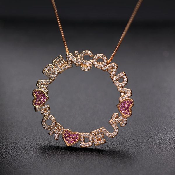 chains full mirco paved cubic zirconia heart and letters circular pendant necklaces for women jewelry charms fashion, Silver
chains full mirco paved cubic zirconia heart and letters circular pendant necklaces for women jewelry charms fashion, Silver