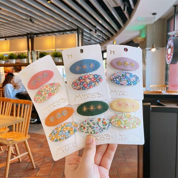 hair accessories 1/2/3pcs clip pins girls floral embroidery baby clips oval bb side ins barrettes grips, Slivery;white
hair accessories 1/2/3pcs clip pins girls floral embroidery baby clips oval bb side ins barrettes grips, Slivery;white