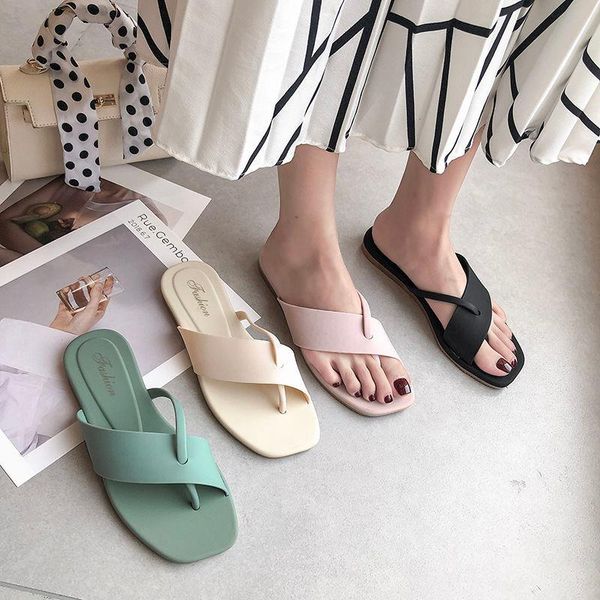 slippers 2021 solid ladies summer beach outdoor sandals women fashion flat flip flops shoes footwear, Black
slippers 2021 solid ladies summer beach outdoor sandals women fashion flat flip flops shoes footwear, Black