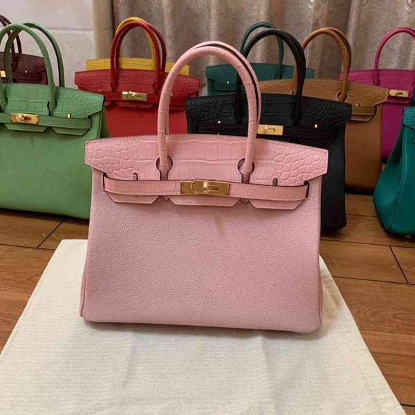 factory high edition genuine with crocodiless pattern stitching birkins bag semi manual foggy togo leather luxuryss designerss bag xwl
factory high edition genuine with crocodiless pattern stitching birkins bag semi manual foggy togo leather luxuryss designerss bag xwl