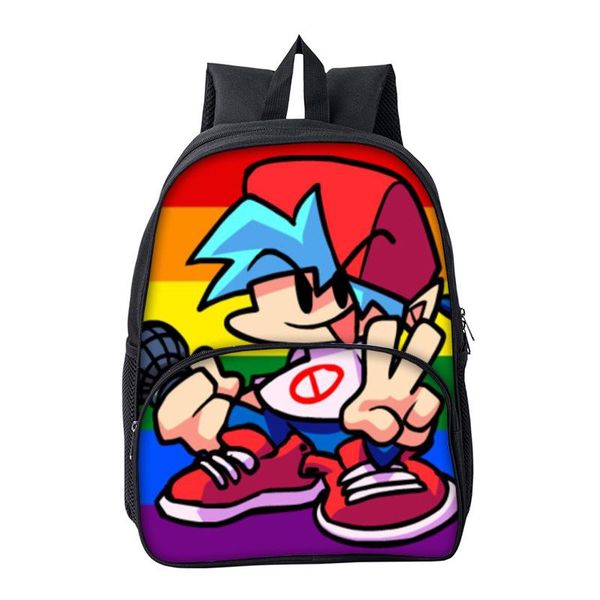 backpack zipper mochila friday night funkin cartoon bookbag boys girls school bags for child
backpack zipper mochila friday night funkin cartoon bookbag boys girls school bags for child