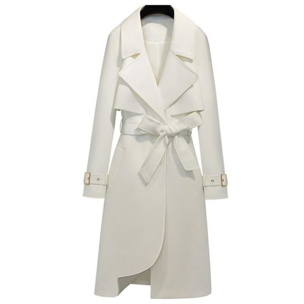women's trench coats fashion windbreaker coat high-end lady outerwear 2021 spring autumn women all-match suit collar overcoat, Tan;black
women's trench coats fashion windbreaker coat high-end lady outerwear 2021 spring autumn women all-match suit collar overcoat, Tan;black