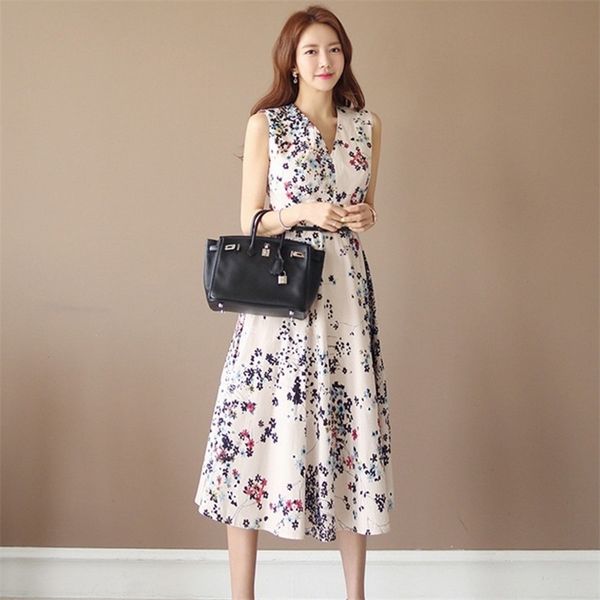 floral print summer dress women sleeveless v neck tunic belted a line party casual ladies work daily wear midi robe 210603, Black;gray
floral print summer dress women sleeveless v neck tunic belted a line party casual ladies work daily wear midi robe 210603, Black;gray