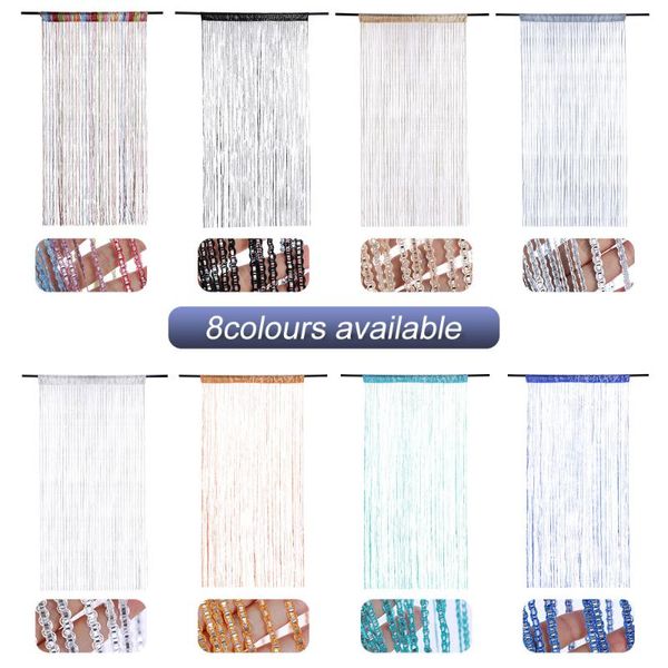 curtain & drapes 100x200cm string flash line shiny tassel door window room divider valance treatment home decoration
curtain & drapes 100x200cm string flash line shiny tassel door window room divider valance treatment home decoration