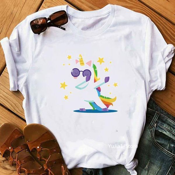harajuku kawaii unicorn t shirts women cute cartoon t-shirt 90s funny print tshirt graphic tees, White
harajuku kawaii unicorn t shirts women cute cartoon t-shirt 90s funny print tshirt graphic tees, White