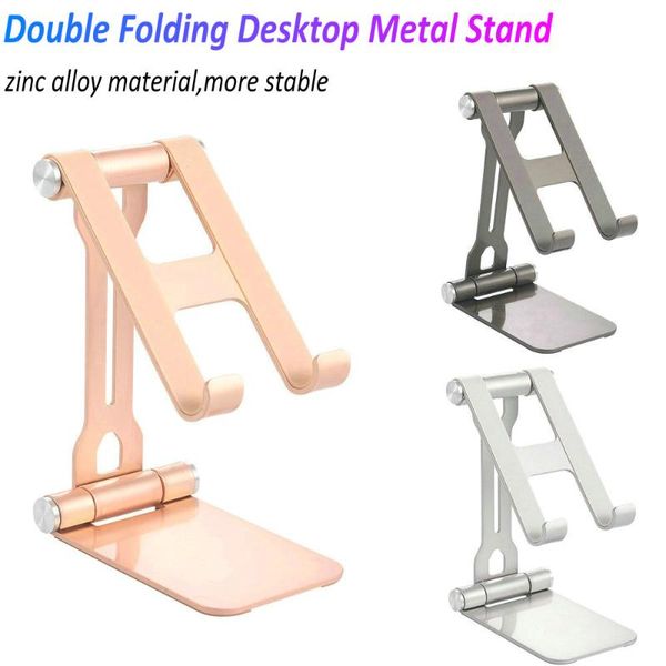 cell phone mounts & holders high grade double folding adjustable desk desktable holder for mobile tablet pc zinc alloy metal stand
cell phone mounts & holders high grade double folding adjustable desk desktable holder for mobile tablet pc zinc alloy metal stand