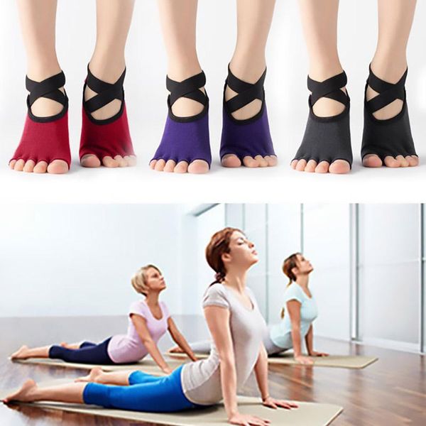 sports socks women yoga anti-slip five fingers backless silicone non-slip 5 toe sock ballet gym fitness comfort cotton, Black
sports socks women yoga anti-slip five fingers backless silicone non-slip 5 toe sock ballet gym fitness comfort cotton, Black