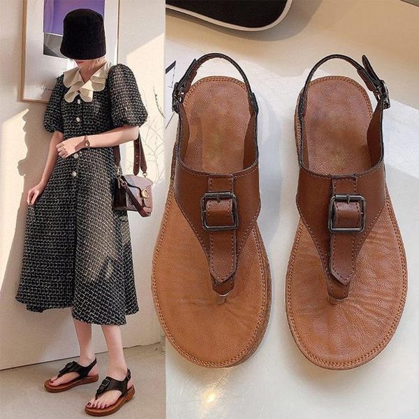 sandals casual clip on for female lady footwear fashion women summer shoes retro pu leather buckle strap soft bottom, Black
sandals casual clip on for female lady footwear fashion women summer shoes retro pu leather buckle strap soft bottom, Black