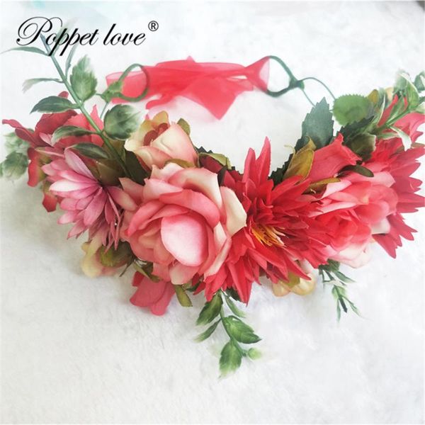hair clips & barrettes 2021 women red rose flower headband wreath party floral garlands ribbon adjustable crown wedding accessories, Golden;silver
hair clips & barrettes 2021 women red rose flower headband wreath party floral garlands ribbon adjustable crown wedding accessories, Golden;silver