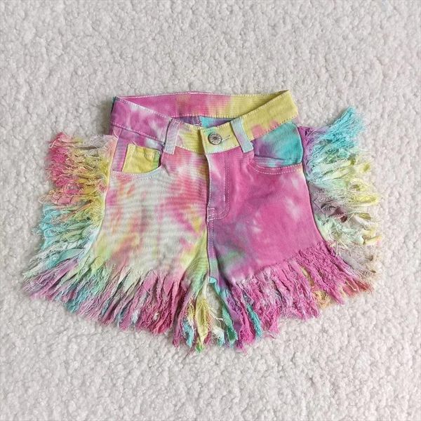 baby girl summer colorful fringed tie dye denim shorts fashion design rts no moq kid clothes boutique wholesale, Blue
baby girl summer colorful fringed tie dye denim shorts fashion design rts no moq kid clothes boutique wholesale, Blue