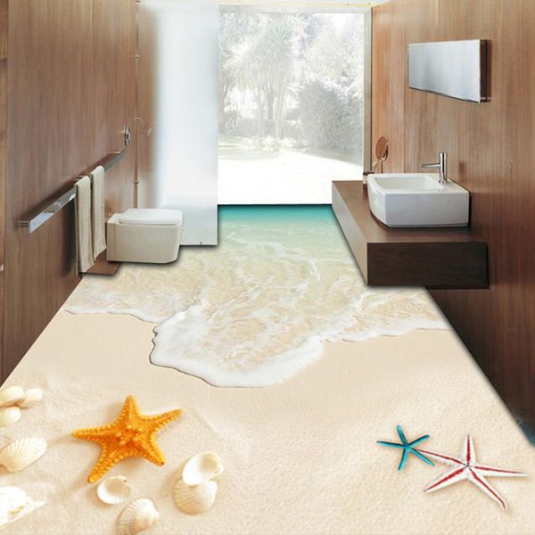 wallpapers custom 3d floor mural wallpaper papel de parede sandy beach waves starfish shell sticker home decor modern wall painting
wallpapers custom 3d floor mural wallpaper papel de parede sandy beach waves starfish shell sticker home decor modern wall painting