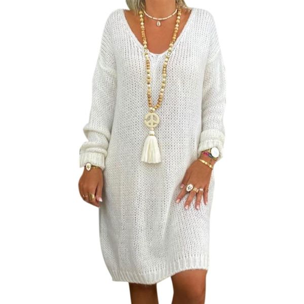 casual dresses vicabo v-neck solid knitted sweaters dress women long sleeve slim pullover straight above knee length vintage, Black;gray
casual dresses vicabo v-neck solid knitted sweaters dress women long sleeve slim pullover straight above knee length vintage, Black;gray