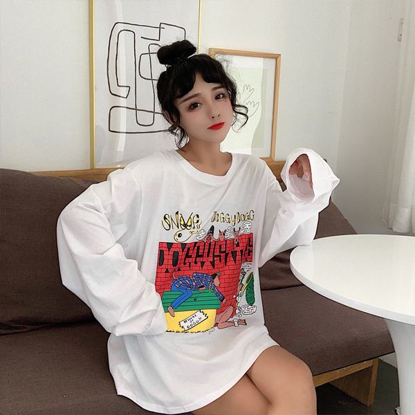 2021 new cute cartoon print pullover long sleeve sweatshirt women spring autumn thin casual all-match 2lk2, Black
2021 new cute cartoon print pullover long sleeve sweatshirt women spring autumn thin casual all-match 2lk2, Black