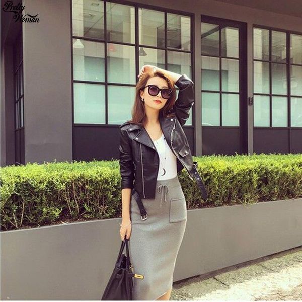 women's leather & faux 2021women loose pu jacket black soft street moto biker coat lady casual outerwear
women's leather & faux 2021women loose pu jacket black soft street moto biker coat lady casual outerwear