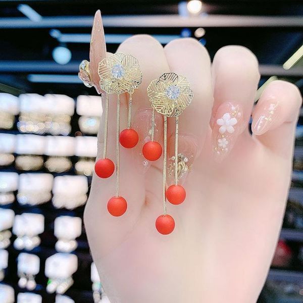 dangle & chandelier japan and south korea trend super fairy long earrings sweet temperament red pearl tassel fashion girl gift jewelry, Silver
dangle & chandelier japan and south korea trend super fairy long earrings sweet temperament red pearl tassel fashion girl gift jewelry, Silver