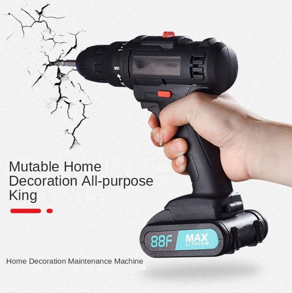 professiona electric drills 12v 21v lithium drill dual speed rechargeable pistol multifunctional household screwdriver
professiona electric drills 12v 21v lithium drill dual speed rechargeable pistol multifunctional household screwdriver