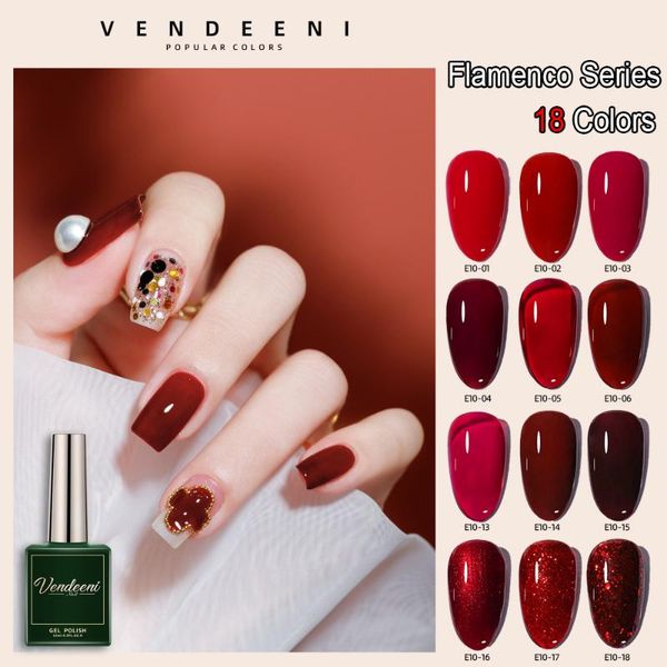 nail gel vendeeni 18 colors flamenco series polish semi permanent uv soak off red varnish art lacquer 15ml, Red;pink
nail gel vendeeni 18 colors flamenco series polish semi permanent uv soak off red varnish art lacquer 15ml, Red;pink