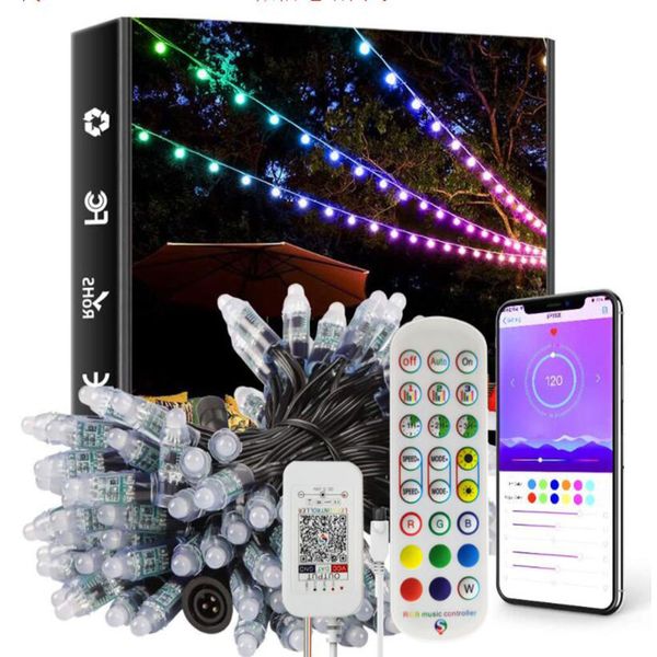 led strings outdoor string lights 100 leds dream color christmas light with app waterproof colors changing rope lighting for wed
led strings outdoor string lights 100 leds dream color christmas light with app waterproof colors changing rope lighting for wed