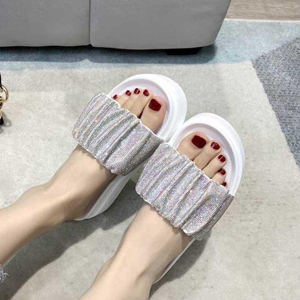 slippers bling crystals women's flip flops 2021 summer slipper fashion leisure comfortable round open toe sandals platform mules, Black
slippers bling crystals women's flip flops 2021 summer slipper fashion leisure comfortable round open toe sandals platform mules, Black