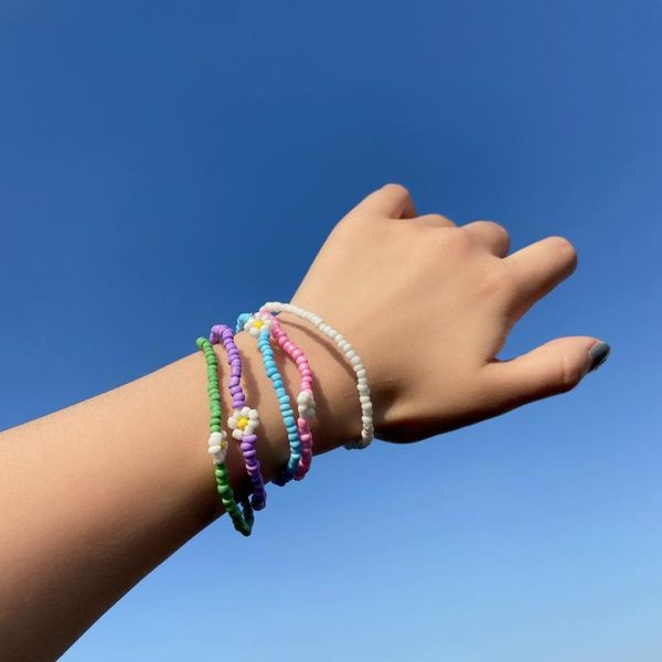 beaded, strands 5 pcs/set bohemia rainbow beaded flower bracelets bangles for women multicolor seed beads elastic rope charm bracelet jewelr, Black
beaded, strands 5 pcs/set bohemia rainbow beaded flower bracelets bangles for women multicolor seed beads elastic rope charm bracelet jewelr, Black