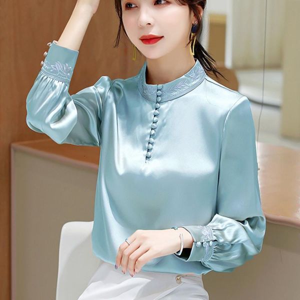 korean silk women blouses women satin shirts women long sleeve blouse shirt plus size womens and blouses harajuku, White
korean silk women blouses women satin shirts women long sleeve blouse shirt plus size womens and blouses harajuku, White