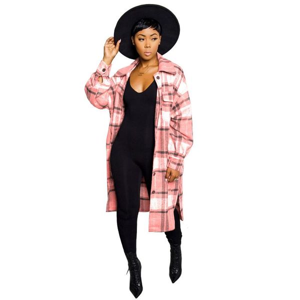 women's trench coats fashion autumn coat turn down collar long sleeve women plaid print buttoned cardigan fall and, Tan;black
women's trench coats fashion autumn coat turn down collar long sleeve women plaid print buttoned cardigan fall and, Tan;black