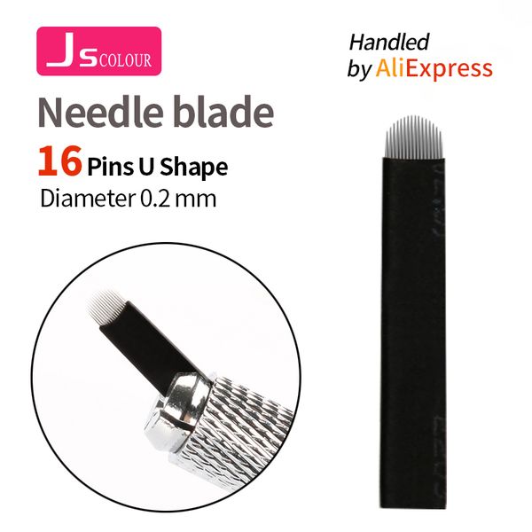 50 pcs 16 pin needle u shape eyebrow tattoo superior microblading blades for permanent makeup manual pen 3d eyebrow embroidery
50 pcs 16 pin needle u shape eyebrow tattoo superior microblading blades for permanent makeup manual pen 3d eyebrow embroidery