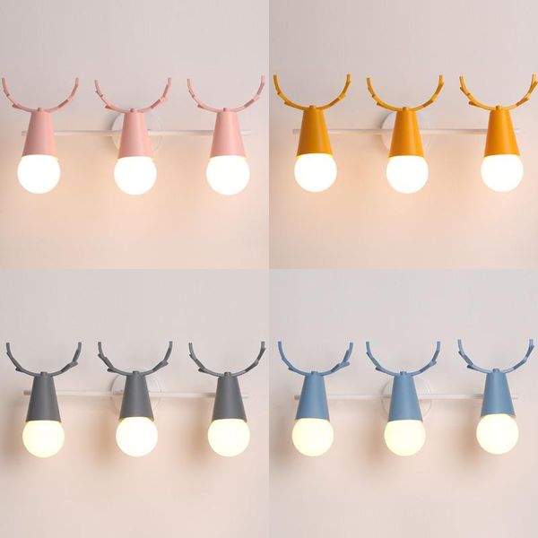 wall lamp stock in nordic colorful cartoon deer antlers bedroom reading sconce mounted children room lighting light
wall lamp stock in nordic colorful cartoon deer antlers bedroom reading sconce mounted children room lighting light