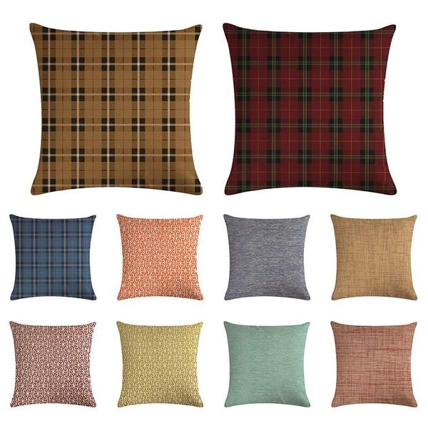 cushion/decorative pillow 45x45cm geometric lattice pattern cushion cover solid color linen car chair sofa home decoration
cushion/decorative pillow 45x45cm geometric lattice pattern cushion cover solid color linen car chair sofa home decoration