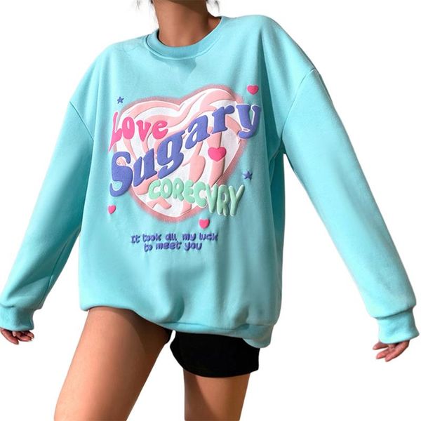 women's hoodies & sweatshirts autumn ladies long sleeve hoodie women leisure style creative letter heart printing round collar loose b, Black
women's hoodies & sweatshirts autumn ladies long sleeve hoodie women leisure style creative letter heart printing round collar loose b, Black