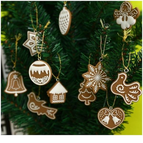 ginger clay christmas hanging ornaments pendant keyring keychain charms tags craft gifts xmas tree dec qylglv, Silver 
ginger clay christmas hanging ornaments pendant keyring keychain charms tags craft gifts xmas tree dec qylglv, Silver