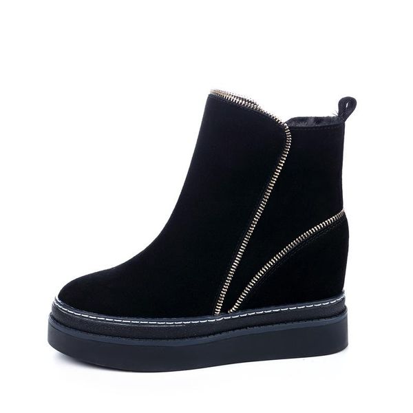 boots winter 2021 thick-soled snow inner heightening short plus velvet warmth fashion women's, Black
boots winter 2021 thick-soled snow inner heightening short plus velvet warmth fashion women's, Black