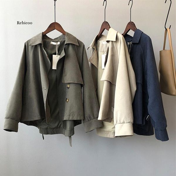 women's trench coats women autumn winter cargo windbreaker casual vintage pockets outerwear oversize short, Tan;black
women's trench coats women autumn winter cargo windbreaker casual vintage pockets outerwear oversize short, Tan;black