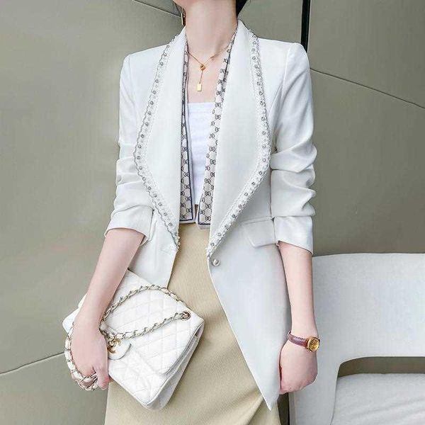 women's suits & blazers fashion diamond-studded blazer jacket clothing spring autumn coats 2022 korean v-neck office lady suit jackets, White;black
women's suits & blazers fashion diamond-studded blazer jacket clothing spring autumn coats 2022 korean v-neck office lady suit jackets, White;black