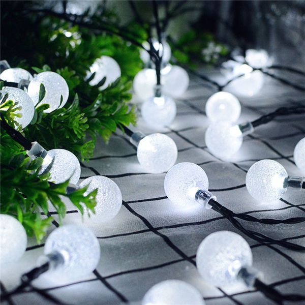 2021 new crystal ball led string lights flash waterproof fairy with 8 modes for outdoor garden wedding decoration 5m/6.5m/9.5m solar lamp e8
2021 new crystal ball led string lights flash waterproof fairy with 8 modes for outdoor garden wedding decoration 5m/6.5m/9.5m solar lamp e8